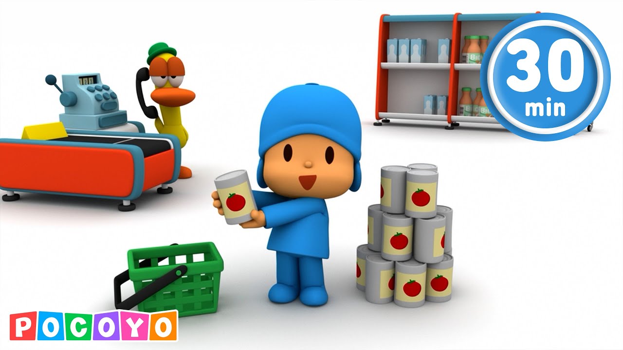 🛍️ Oletko Valmis Jouluun?  🍽️ Pocoyon kalkkuna ja joulukauppa! | Pocoyó 🇫🇮 Suomeksi