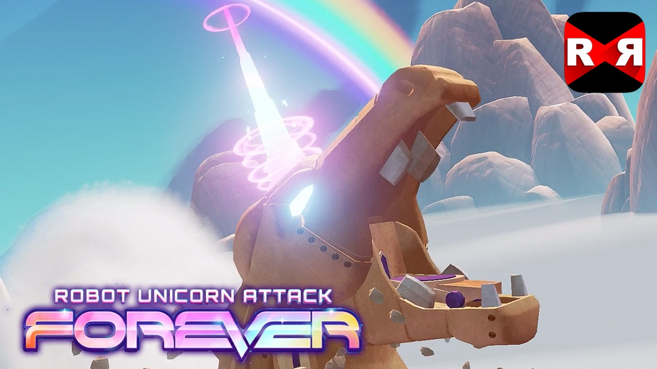 Robot Unicorn Attack 3 Forever (By [adult swim]) - iOS / Android - Gameplay Video