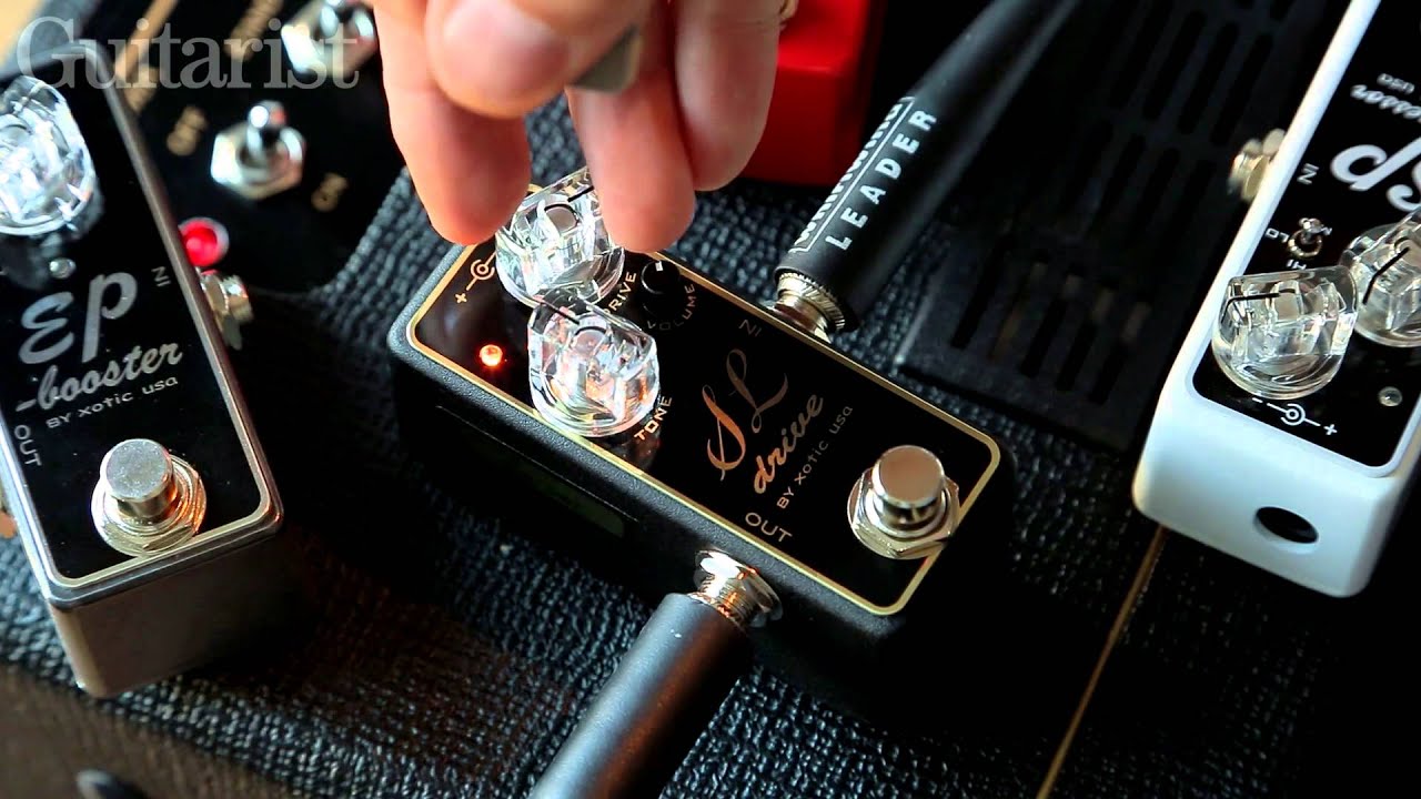 Xotic SL Drive effects pedal demo including internal DIP switches