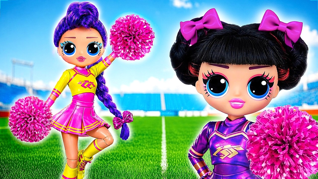 K-Pop Demon Hunters | Huntrix Glow Up into Cheerleader! 18 Fashion DIYs for L.O.L. Doll