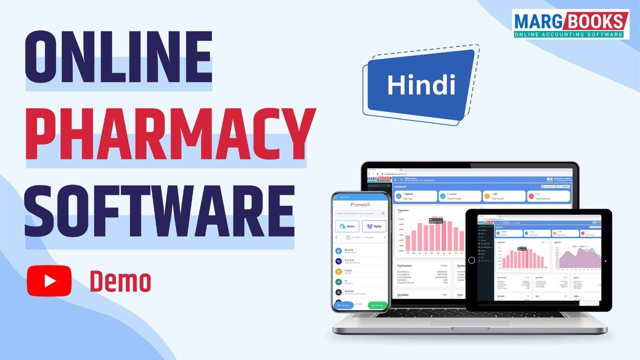 Online Pharmacy Software _ Medical Store Software _ Call 7676767648 _ MargBooks [Hindi]