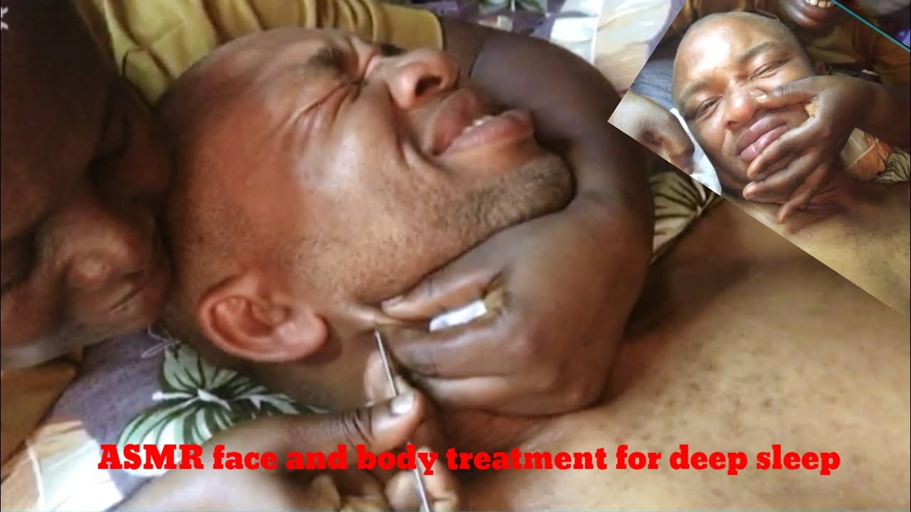 ASMR ✨ face and body treatment for deep sleep 
