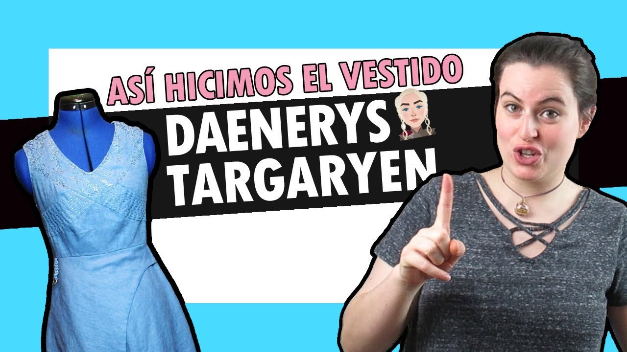 Hacemos el VESTIDO azul de DAENERYS | JUEGO DE TRONOS 👑 [★COSPLAY★]