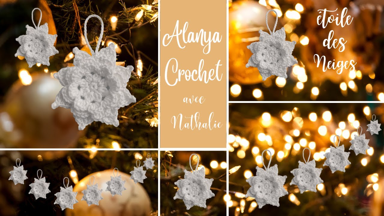 Décoration Sapin de Noël : étoile au Crochet !