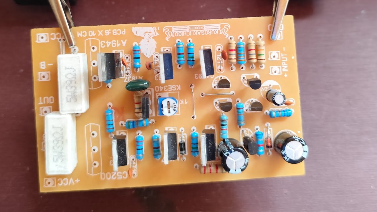 Conexión de draiver y etapa de potencia.