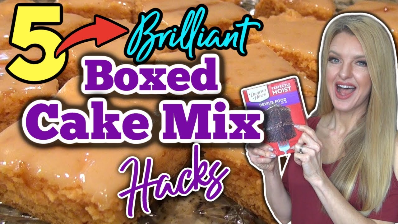 5 Unbelievable BOX CAKE MIX Recipes You MUST TRY! | Ways to DOCTOR-UP BOX CAKE MIX! | Ep.#10