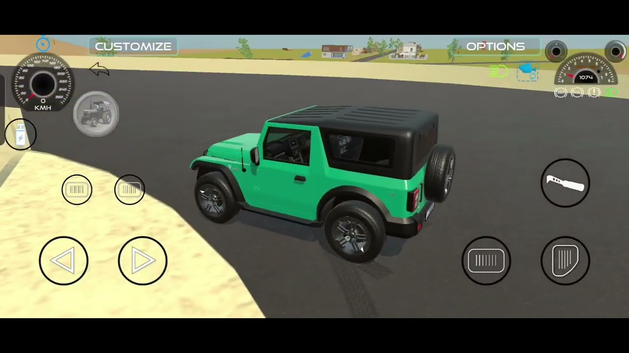 Thar driving gaming videos ll gaming video 📷 driving Thar 3D games simulator