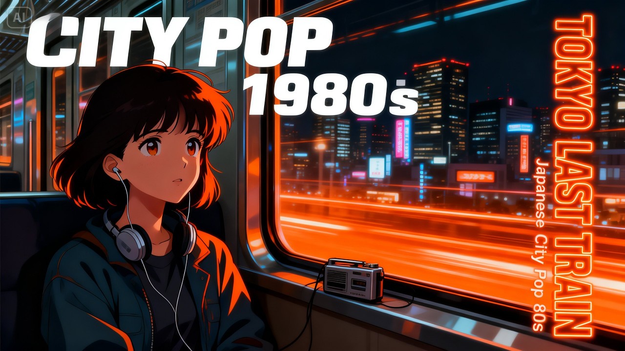 Japanese City Pop 80s – Tokyo Last Train Night 🌃 | Neon Taxi & Midnight City Mix