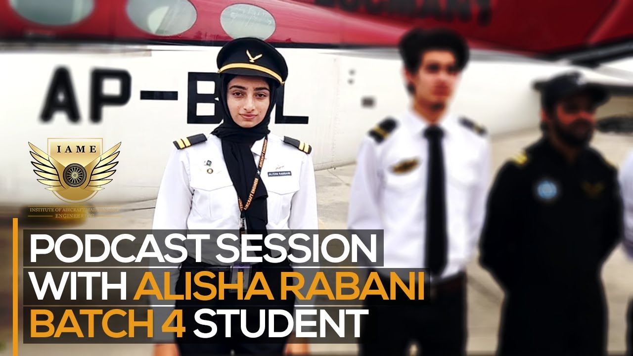 Podcast Episode1 with Alisha Rabbani |Aviation Podcast|IAME #podcast #aerospace #aviationmanagement