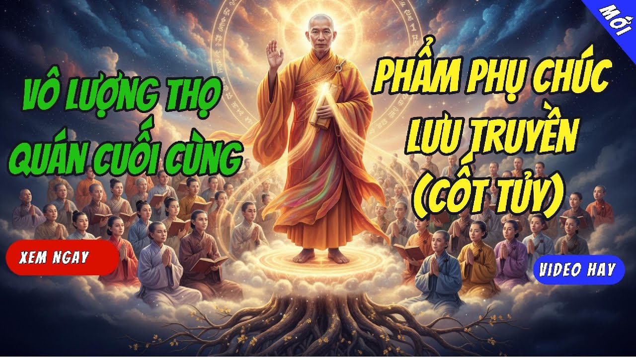 Kinh Quán Vô Lượng Thọ Quán Cuối Cùng: Phẩm Phụ Chúc & Lưu Truyền (Cốt Tủy) | Thầy Giác Khang
