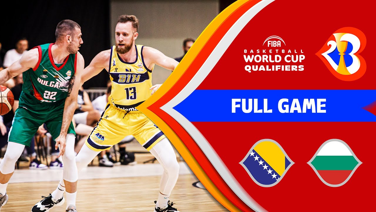 🇧🇦 BIH - 🇧🇬 BUL | Basketball Full Game - #FIBAWC 2023 Qualifiers