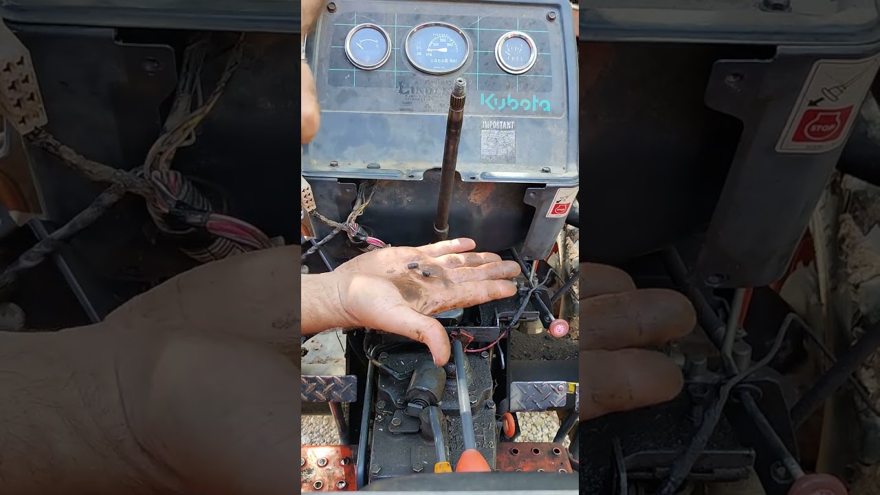 Kubota L2500 leaking oil from steering column fix.