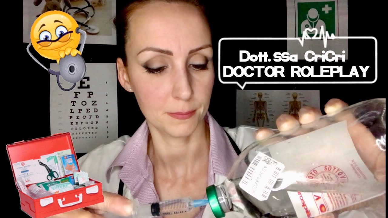 MEDICAL ROLEPLAY ASMR: 👩🏻‍⚕️🩺 La dottoressa Cri ti cura🩹🤕 Personal Attention | ASMR ITA