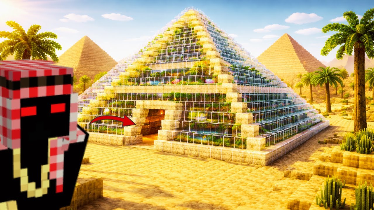 Pyramid House in Minecraft বাংলা - My BIGGEST Achievement