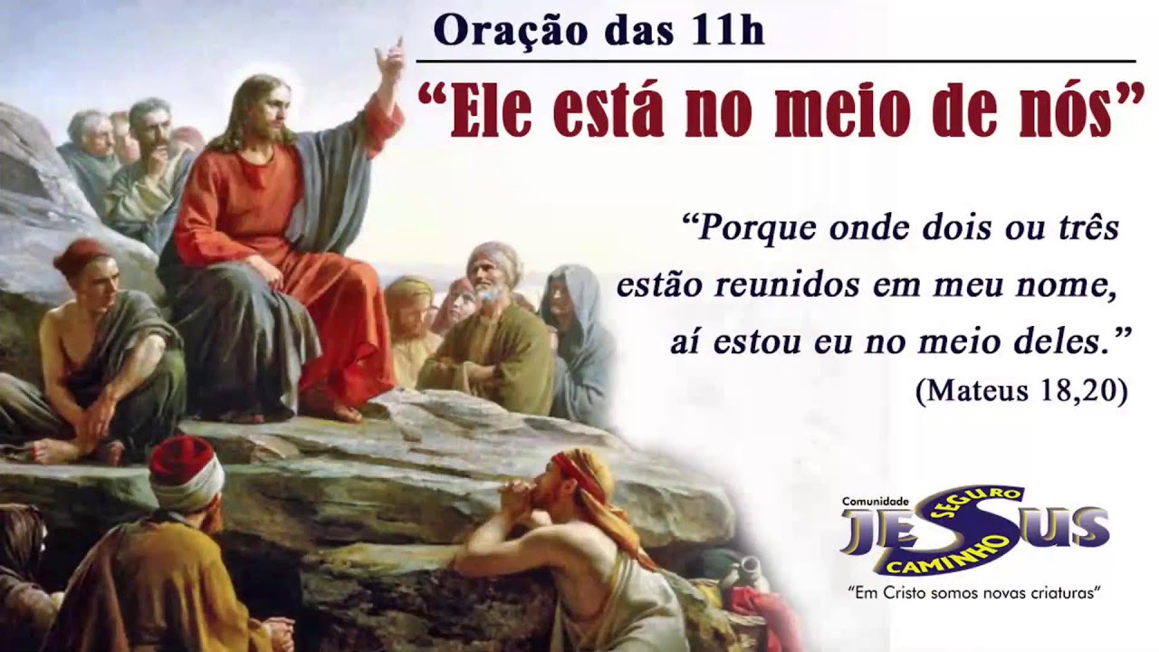 Momento de oração: “Ele está no meio de nós” - 20/02/2026