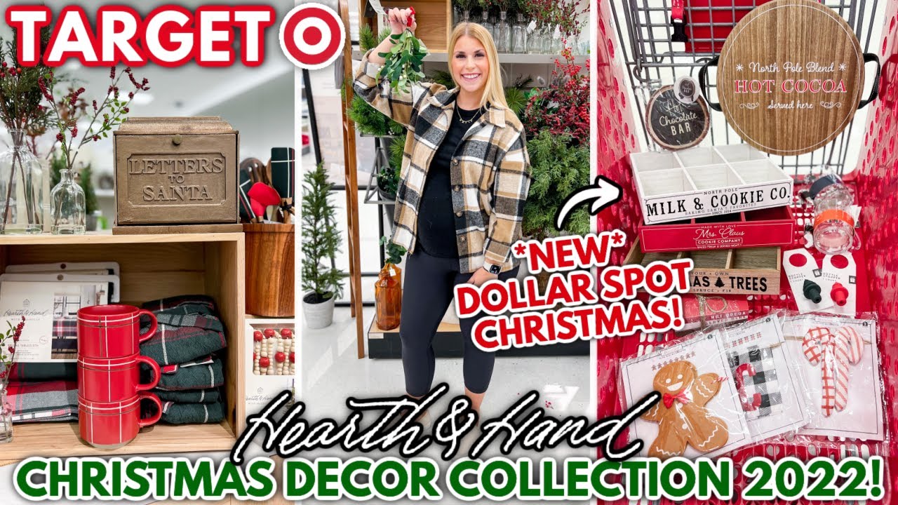HEARTH AND HAND CHRISTMAS DECOR COLLECTION 2022 🎅🏼🎄 | BRAND NEW Target Dollar Spot Christmas Finds