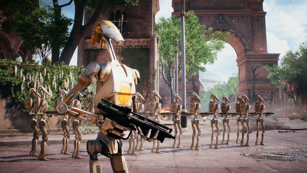 Family Farm vs 181st (Scrim 20v20) Droids Naboo Tank POV Battlefront 2