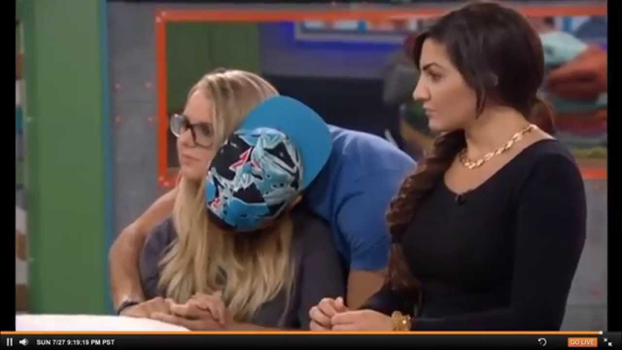 cody whispers to nicole 7/27/14 (cam 3)