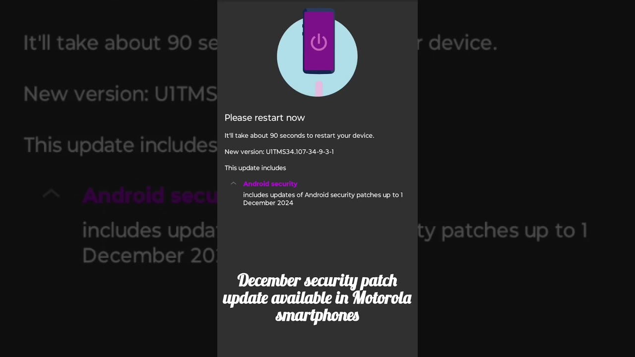 Motorola Latest Android Update Available. 31st December 2023 .  