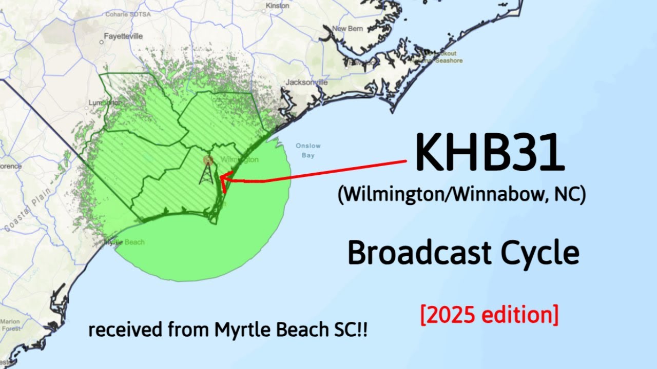 KHB31 (Winnabow, NC) Broadcast Cycle (w/ Coastal Flood Advisory) - 5/24/2025