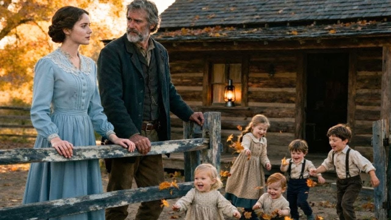 Ela se casou com um viúvo falido com 5 filhos… Então ele a levou para uma mansão escondida