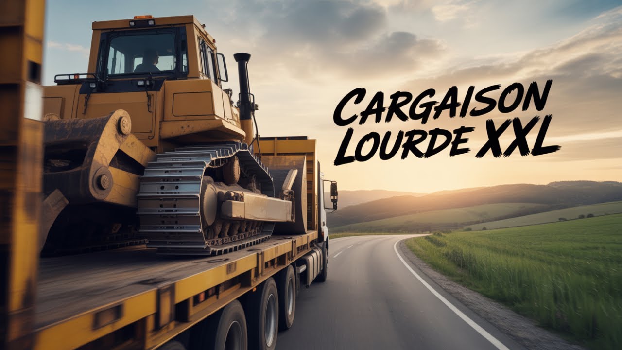 Transport d’une CARGAISON LOURDE XXL !  Épisode 4  ! Heavy Cargo The Truck Simulator