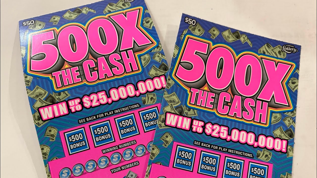 New 500x the cash tickets! #floridalottery 
