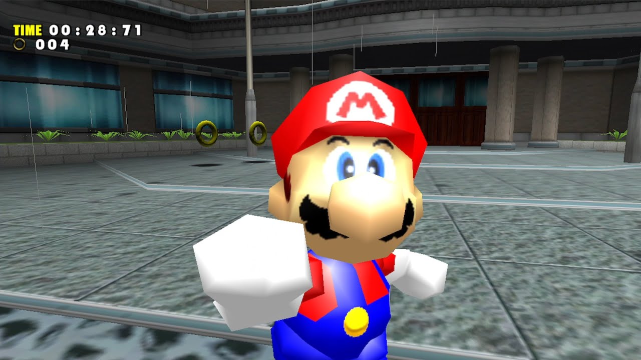 Super Mario 64 in Sonic Adventure - All Bosses!