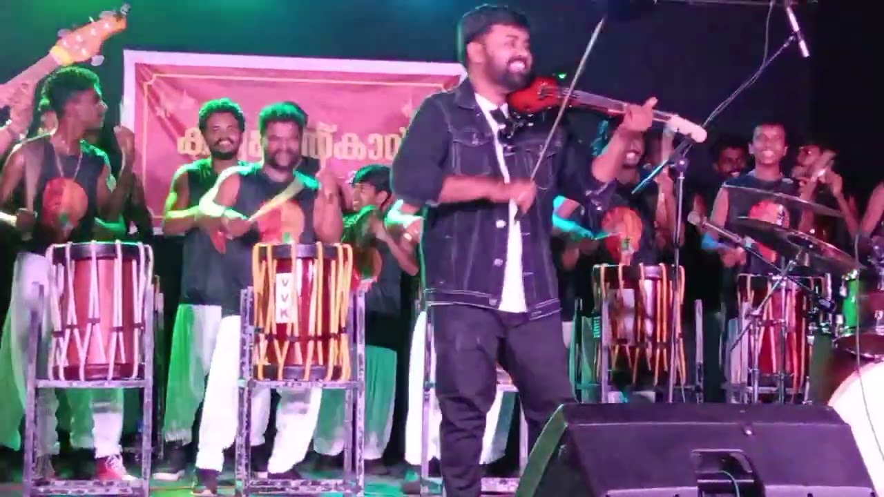 പള്ളിക്കെട്ട് ശബരിമലയ്ക്..... 🙏 #chenda #violinfusion