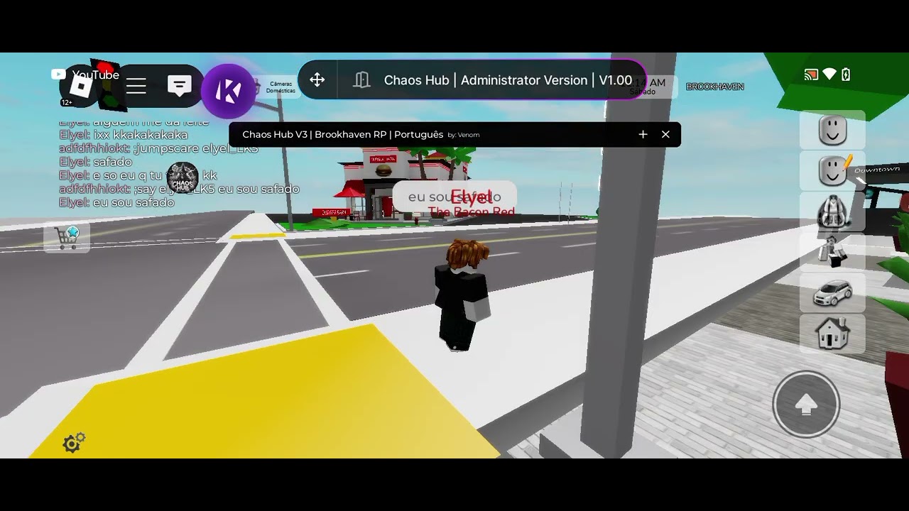 Testando o painel de ADM do chaos Hub kkk morri de dar ri kkkkk @nao_souERIVALDO 