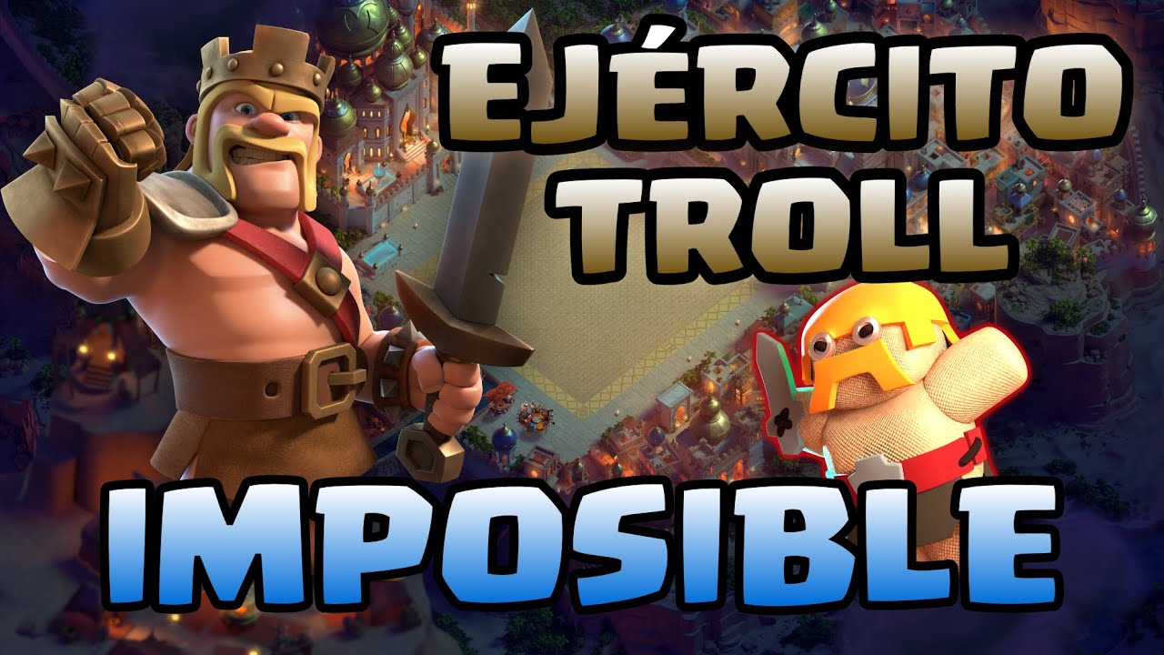 🚨EJÉRCITO TROLL | IMPOSIBLE en LEYENDA🔥| CLASH OF CLANS #clashofclans #th18