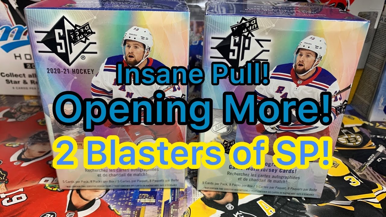 (INSANE PULL) Opening 2 More Blasters of 20-21 SP Hockey + Loose Packs