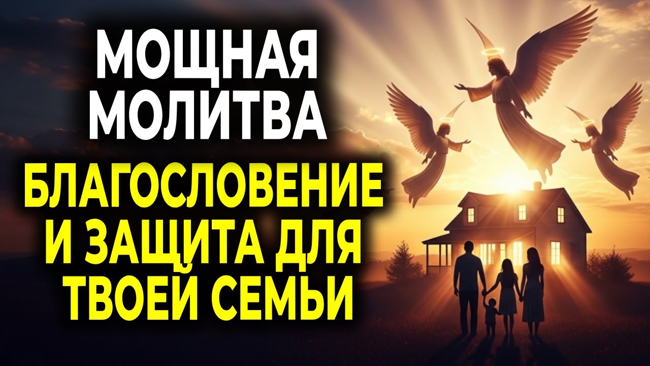 ПРЕДАЙ СВОЮ СЕМЬЮ В РУКИ БОГА — молитва полной защиты