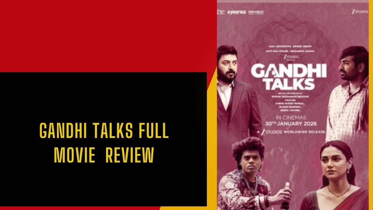 Gandhi Talks Full Movie Online|Vijay Sethupathi|Arvind Swamy|Aditi Rao|AR Rahman|Siddharth J|Review 