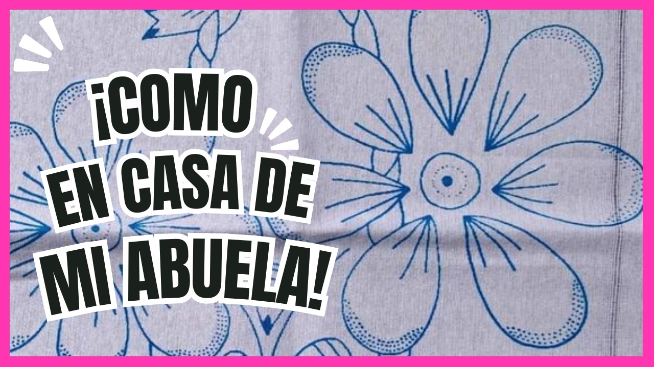 Esta Antigua Puntada  Me Recuerda Al Bordado De La Casa De Mi Abuela.🧵@MemaBordados🌸
