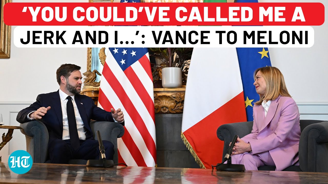 On Cam: Vance Charmed By Meloni&rsquo;s &lsquo;Beautiful&rsquo; Italian Language: &lsquo;You Could&rsquo;ve Called Me A Jerk And&hellip;&rsquo;