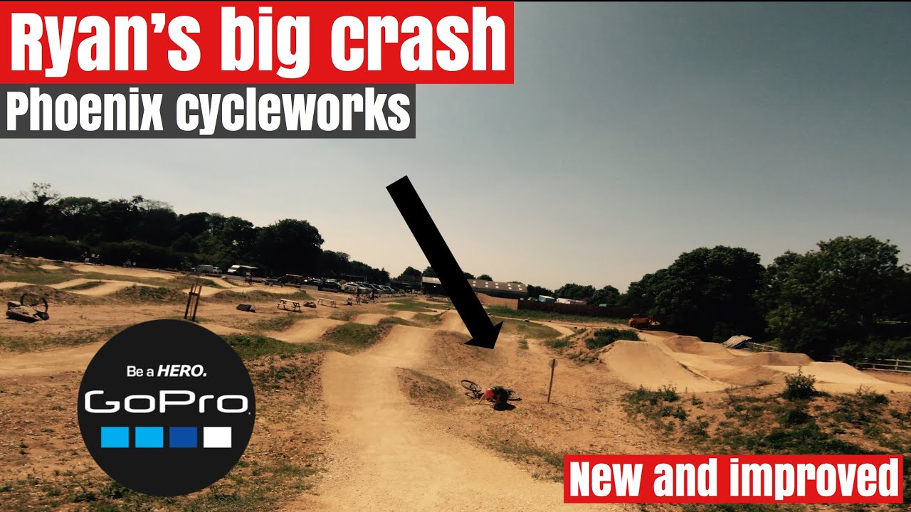 &ldquo;Ryan&rsquo;s big crash&rdquo; Phoenix cycleworks new and improved 2020 GoPro hero 7 black 4K UHD