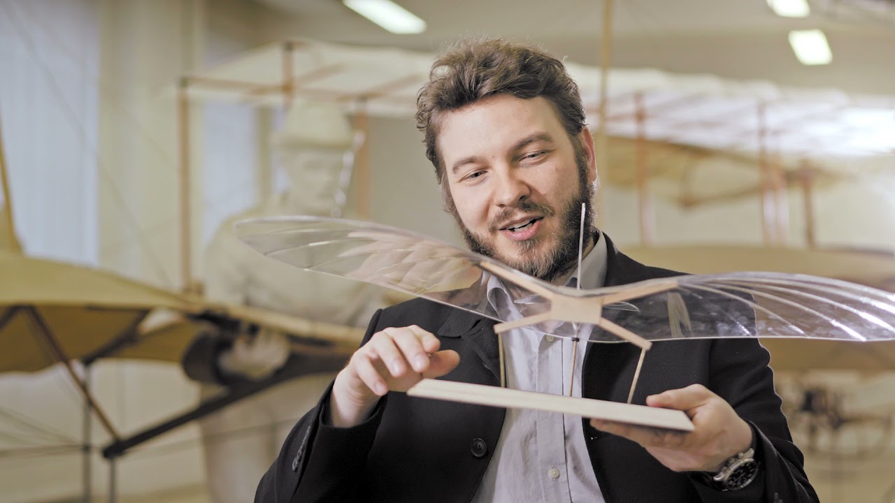 Lilienthal und sein Normal-Segelapparat