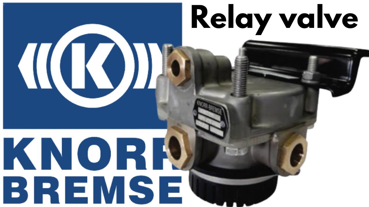knorr break relay valve fiting   relay valve in air break sestem #knorr