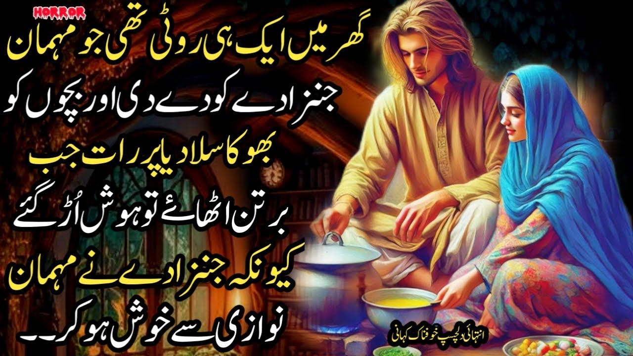 Ek Roti Aur Mehman Jinnzada | Urdu Horror Story | Islamic Moral & Mystery Kahani