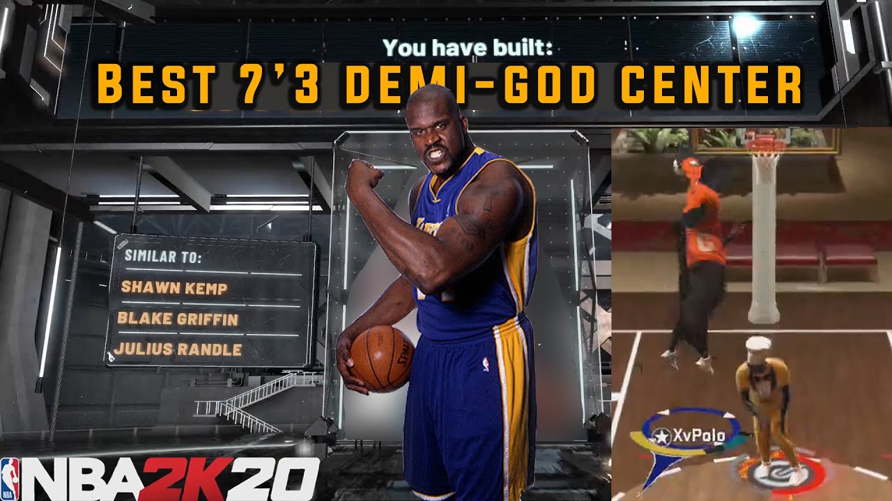 The BEST CENTER BUILD on NBA2K20 - 7'3 INSIDE CENTER'S ARE OP ASF!