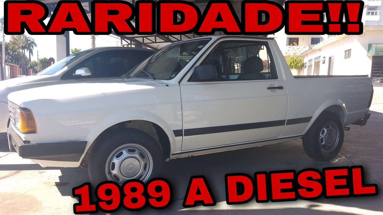 CONHEÇA OS DETALHES DA VW SAVEIRO 1989 1.6 MOTOR AP DIESEL IMPECÁVEL.