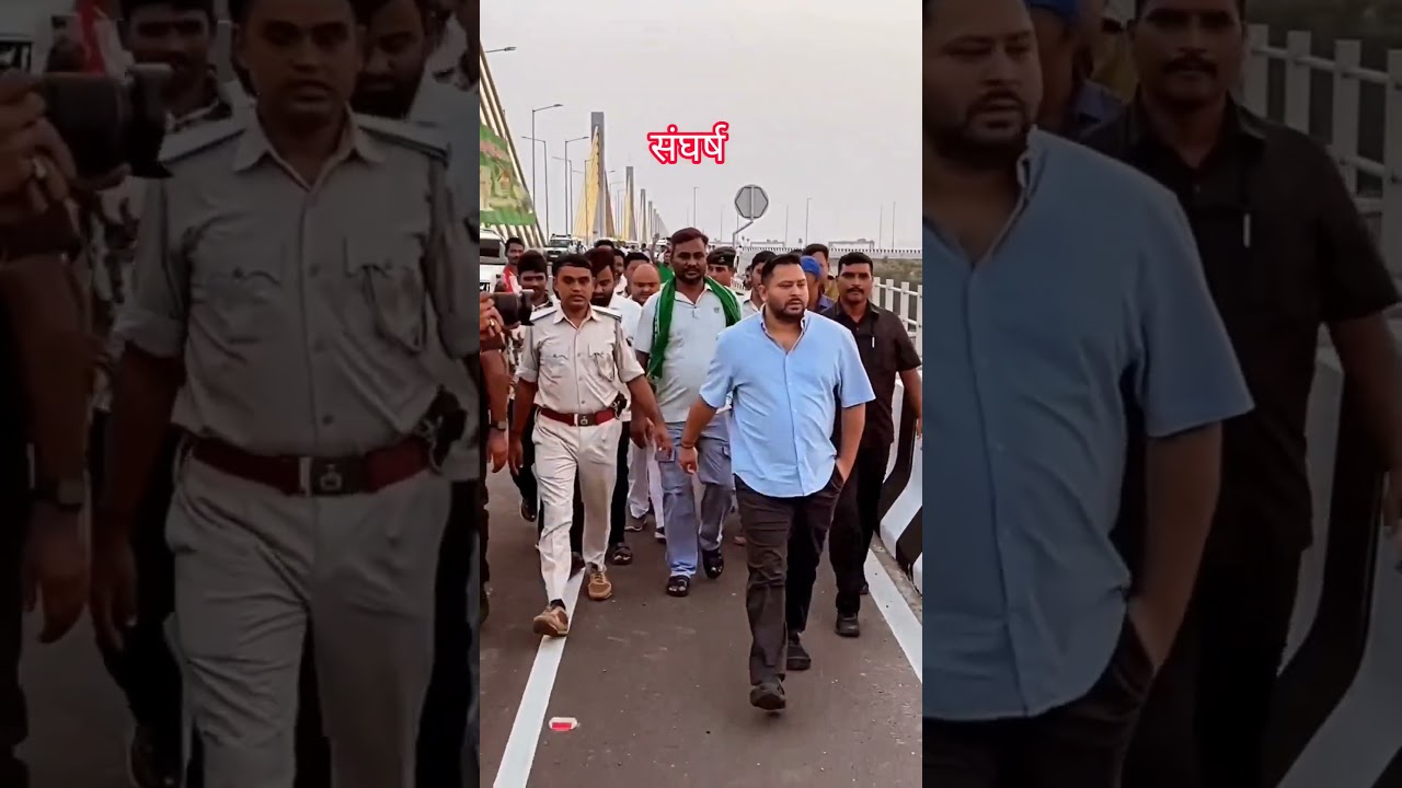 tejashwi yadav गंगा पानी से पीड़ित इलाको मे #rjd #tejashwiyadav #viralvideo #viralreels #viral