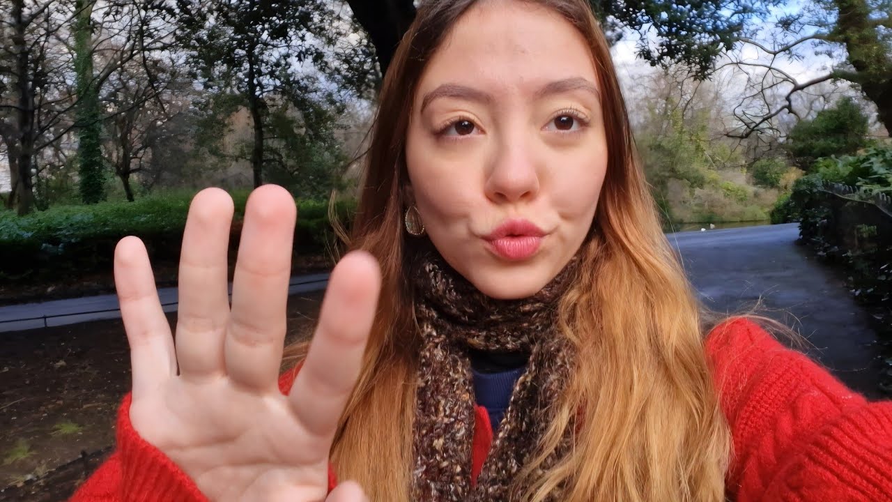 ASMR vlog Irlanda 🇮🇪 sons de boca, tapping, natureza (parque, castelo, cachoeira etc)