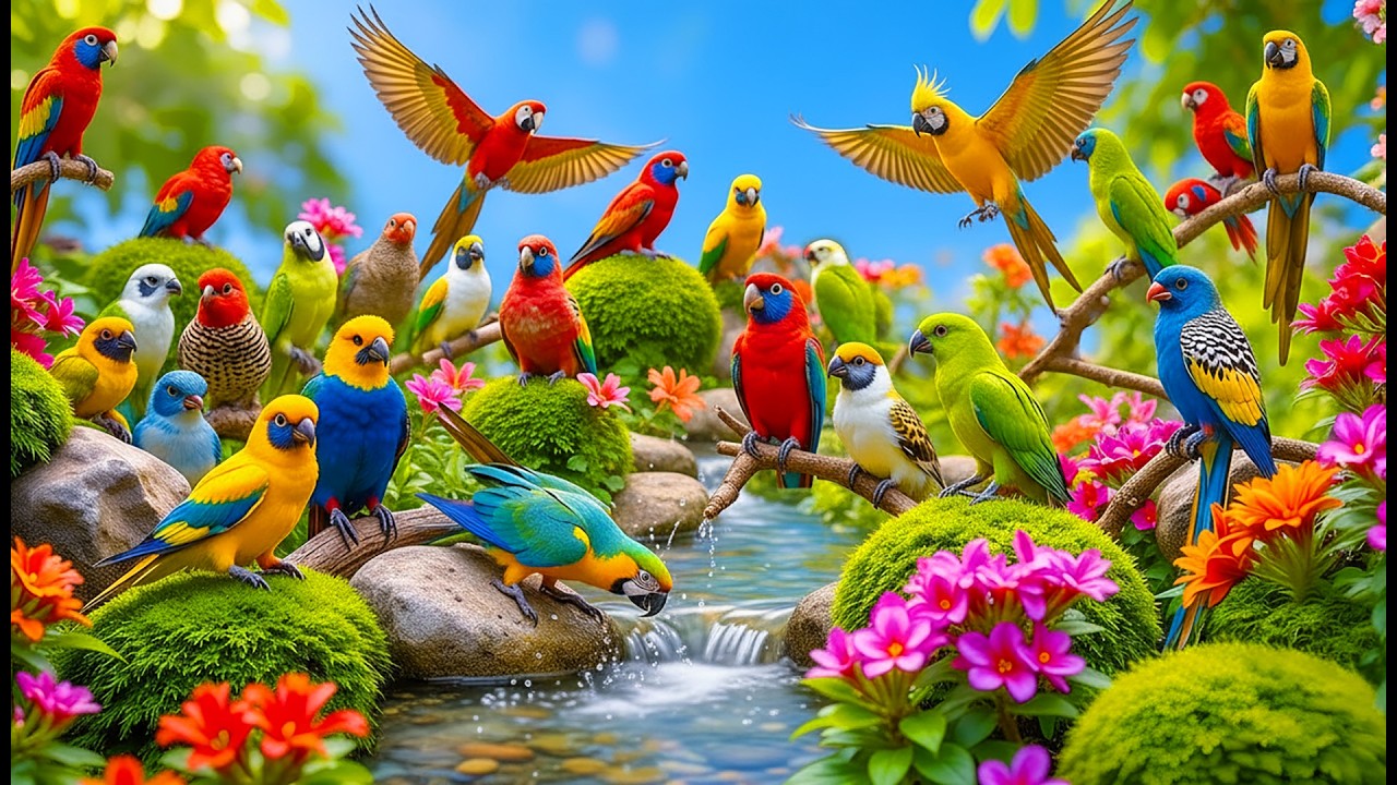 Gentle Birds Singing in Serene Nature | Relaxing Soundscape for Study, Meditation & Focus