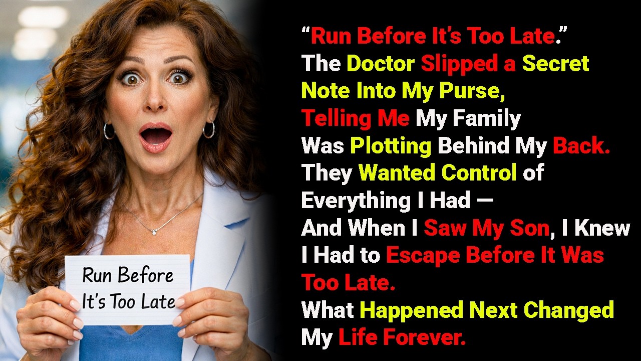 The Doctor Gave Me A Secret Note: “Run Before It’s Too Late” — I Wish I Hadn’t Looked Back