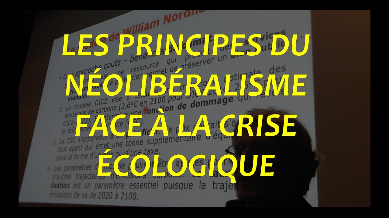 Les principes du néolibéralisme face à la crise écologique