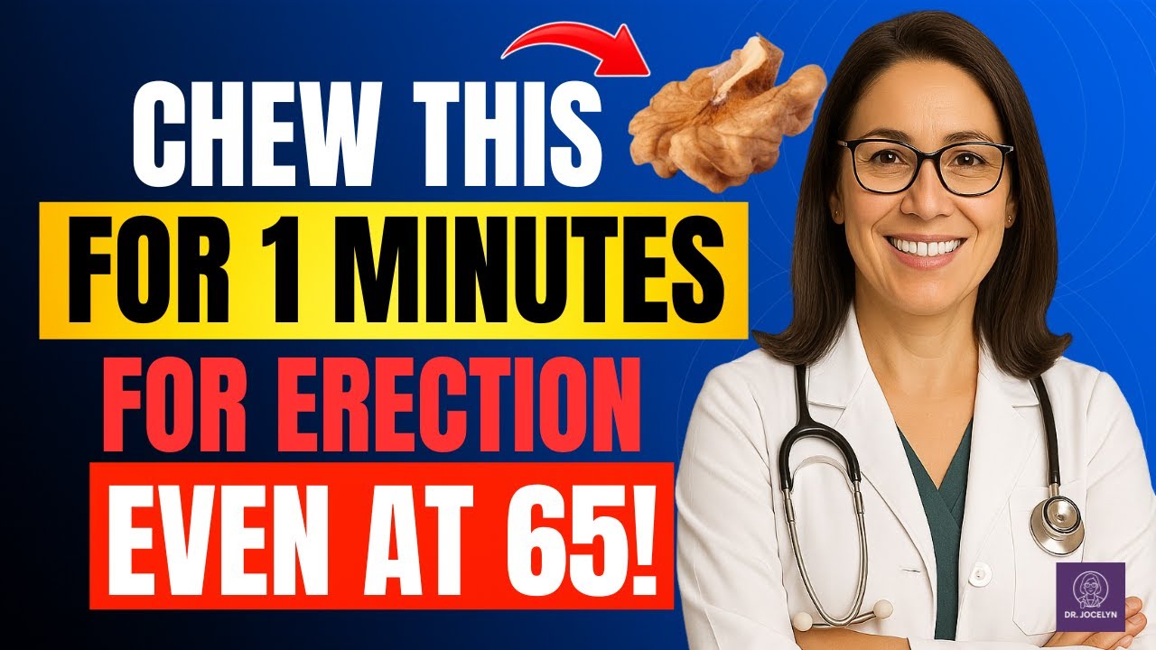Older Men! Chew This for 60 Seconds to Improve Erection Naturally