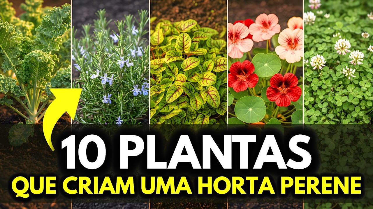 10  Plantas Que Criam uma Horta Perene Poderosa Melhor que Replantar Todo Ano