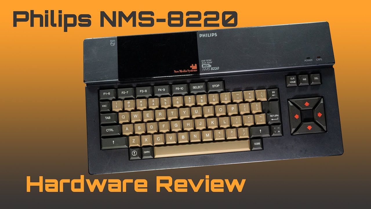 Philips NMS 8220: MSX2 im altem Gehäuse (MSX Hardware Review)